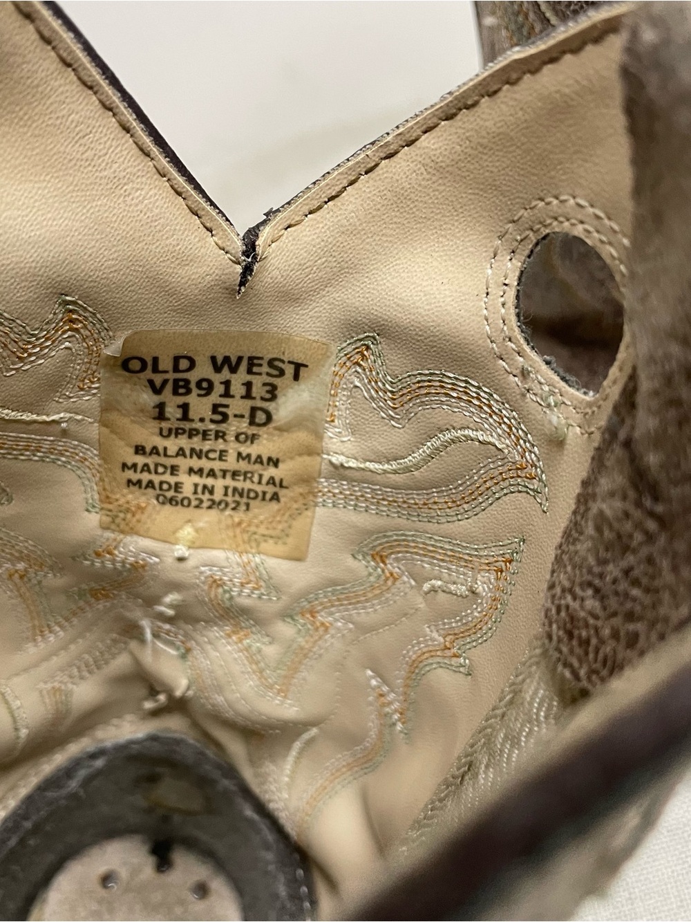 Kids Old West Cowboy Western Boots - Picture 9 of 10